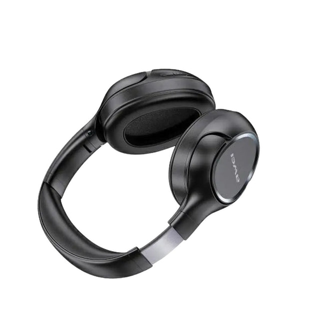 AWEI Ασύρματα Bluetooth Ακουστικά με Hi-Res Audio, Ενεργή Ακύρωση Θορύβου & Πτυσσόμενη Σχεδίαση Μαύρο A770BL, 6+ Ετών