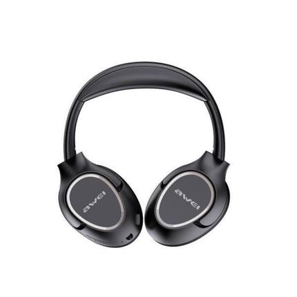 AWEI Ασύρματα Bluetooth Ακουστικά με Hi-Res Audio, Ενεργή Ακύρωση Θορύβου & Πτυσσόμενη Σχεδίαση Μαύρο A770BL, 6+ Ετών