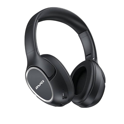 AWEI Ασύρματα Bluetooth Ακουστικά με Hi-Res Audio, Ενεργή Ακύρωση Θορύβου & Πτυσσόμενη Σχεδίαση Μαύρο A770BL, 6+ Ετών