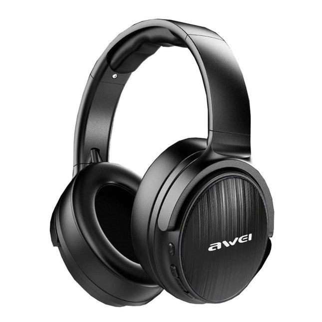 AWEI Ασύρματα Bluetooth Ακουστικά με Hi-Fi Ήχο Πτυσσόμενη Σχεδίαση & Διπλή Λειτουργία (Ασύρματη/Ενσύρματη) Μαύρο A780BL, 6+ Ετών