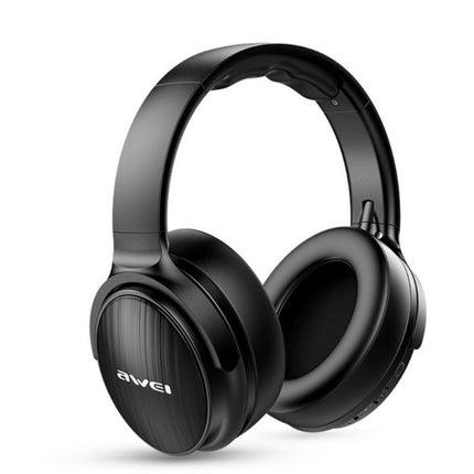 AWEI Ασύρματα Bluetooth Ακουστικά με Hi-Fi Ήχο Πτυσσόμενη Σχεδίαση & Διπλή Λειτουργία (Ασύρματη/Ενσύρματη) Μαύρο A780BL, 6+ Ετών