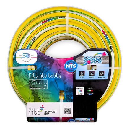 Ευέλικτο Λάστιχο Ποτίσματος 1/2” x 15m NTS TOBBY FITT Water Hose
