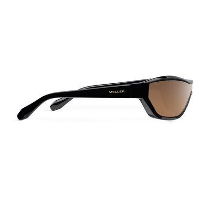 MELLER ADE Unisex Περιμετρικά Γυαλιά Ηλίου Cat-Eye με Μαύρο Σκελετό και Καφέ Φακούς UV400 ADE-TUTKAKAO Black Kakao