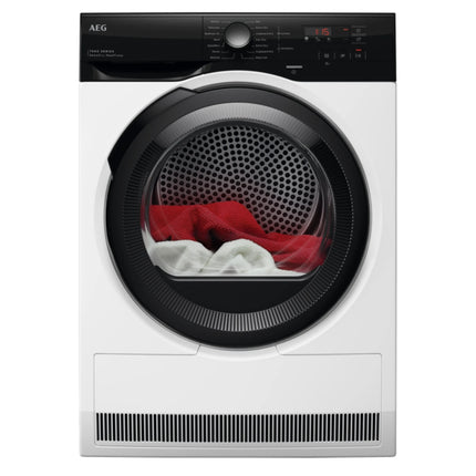 AEG 7000 SensiDry® Στεγνωτήριο Ρούχων 8kg με Αντλία Θερμότητας, SpeedDry 75′, MixDry, DryAssist, Bedlinen XL, Inverter & Ενεργειακή Κλάση C TR78CB