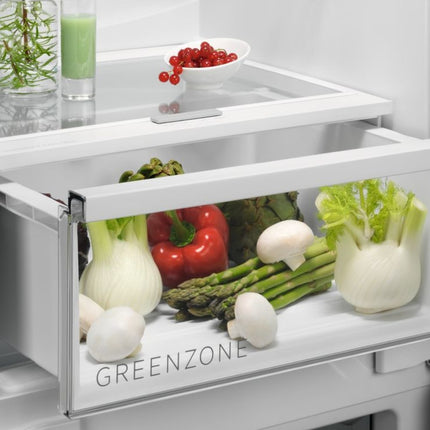 AEG 7000 Series Εντοιχιζόμενος Ψυγειοκαταψύκτης 256L με TwinTech No Frost, GreenZone, DynamicAir, FlexiShelf & Inverter, Ενεργειακή Κλάση E TSC7G181ES