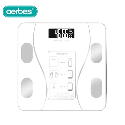 Aerbes Έξυπνη Ζυγαριά Μπάνιου Bluetooth για Ανάλυση Σώματος έως 180kg AB-J178