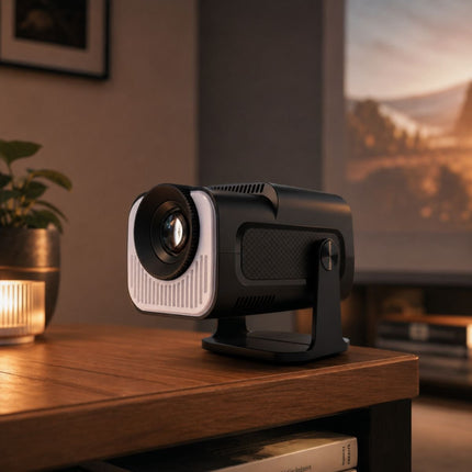 Aerbes Mini Projector WiFi6 Bluetooth 5.0 Android 11 4K Support 180° Προβολή AB-TYY05