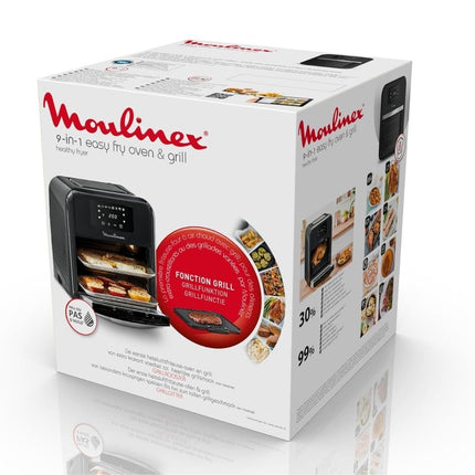 MOULINEX Easy Fry Oven & Grill Πολυλειτουργική Φριτέζα Αέρος, Ψησταριά & Φούρνος 2000W με XXL Χωρητικότητα 11L, 8 Προγράμματα, Τεχνολογία Grill & Extra Crisp AL501810