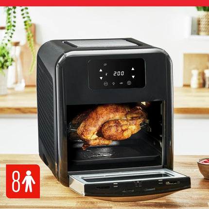 MOULINEX Easy Fry Oven & Grill Πολυλειτουργική Φριτέζα Αέρος, Ψησταριά & Φούρνος 2000W με XXL Χωρητικότητα 11L, 8 Προγράμματα, Τεχνολογία Grill & Extra Crisp AL501810