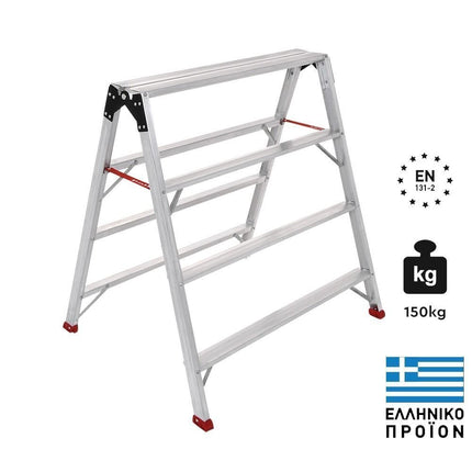 Palbest KAV 4 Καβαλέτο 4+4 114CM Αλουμινίου με Μέγιστη Αντοχή 150kg