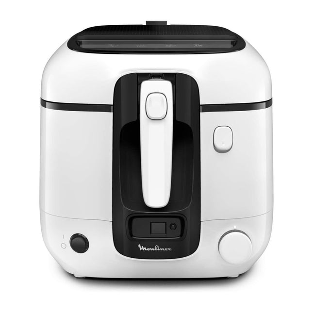 MOULINEX Super Uno Φριτέζα Λαδιού 1800W με Κάδο 2.2L, Ρυθμιζόμενος Θερμοστάτης, Χρονοδιακόπτης & Επαναχρησιμοποιούμενο Φίλτρο Ενεργού Άνθρακα AM314010