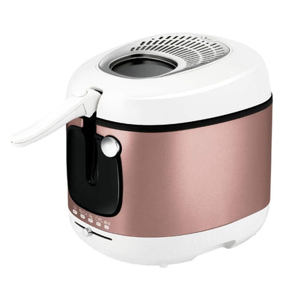 MOULINEX Mega XXL Φριτέζα Λαδιού 1900W με Αντικολλητικό Αποσπώμενο Κάδο 3.3L, Ρυθμιζόμενο Θερμοστάτη & Φίλτρο Κατά των Οσμών AM481010