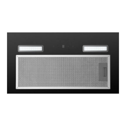 Midea Εντοιχιζόμενος Απορροφητήρας 60cm με Touch Control, 630 m³/h, & LED Φωτισμός, Inox & MH52B13250GB Μαύρο