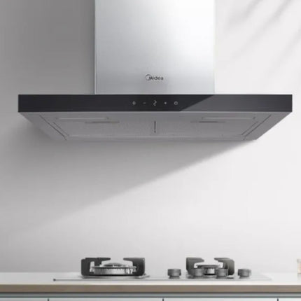 Midea Επιτοίχιος Απορροφητήρας 60cm με Touch Control, Hand Wave, 805 m³/h & Ενεργειακής Κλάσης Α, MH60B4300B Inox