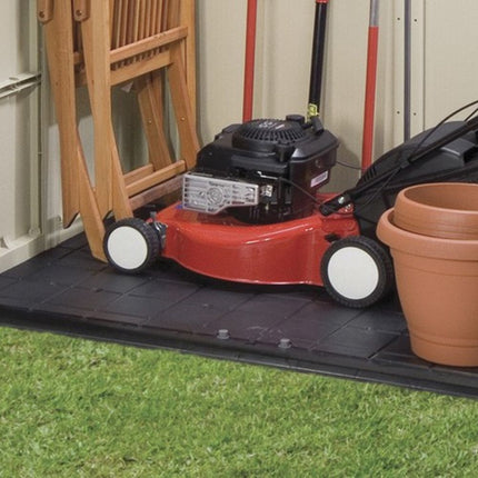 KETER Factor 8x6ft Πλαστική Αποθήκη Κήπου 182 x 256,6 x 243 cm με Διπλές Πόρτες, Παράθυρο, Δάπεδο & Φεγγίτη