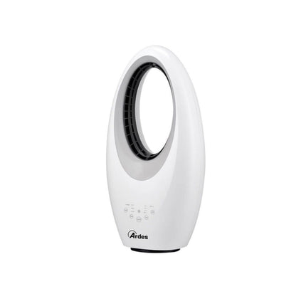 Ardes Muna Ανεμιστήρας Χωρίς Φτερά 40W με 3 Ταχύτητες, Οθόνη Αφής, Φως LED και Τηλεχειριστήριο AR5BL1 Λευκό