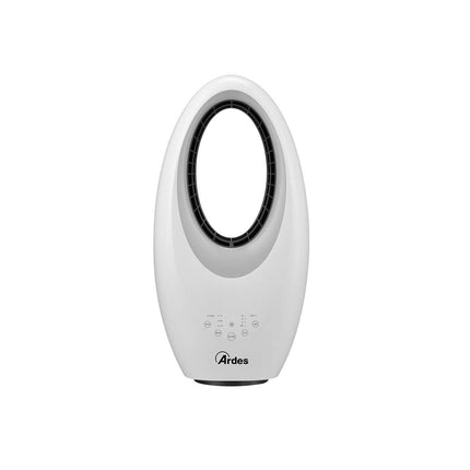 Ardes Muna Ανεμιστήρας Χωρίς Φτερά 40W με 3 Ταχύτητες, Οθόνη Αφής, Φως LED και Τηλεχειριστήριο AR5BL1 Λευκό