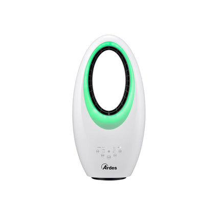 Ardes Muna Ανεμιστήρας Χωρίς Φτερά 40W με 3 Ταχύτητες, Οθόνη Αφής, Φως LED και Τηλεχειριστήριο AR5BL1 Λευκό