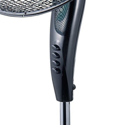 Ardes Easy Ανεμιστήρας Ορθοστάτης 70W 50cm με Ρυθμιζόμενο Ύψος 120-167cm, 3 Ταχύτητες και Περιστροφή AR5EA50PB Μαύρο