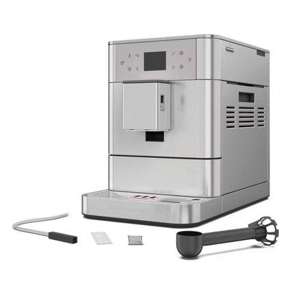 KitchenAid KF6 Πλήρως Αυτόματη Μηχανή Espresso με 7 Ρυθμίσεις Άλεσης, 15 Συνταγές & Αφρόγαλα 5KES8556BSX Inox