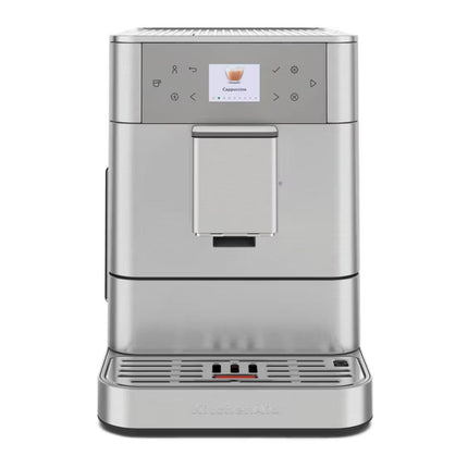 KitchenAid KF6 Πλήρως Αυτόματη Μηχανή Espresso με 7 Ρυθμίσεις Άλεσης, 15 Συνταγές & Αφρόγαλα 5KES8556BSX Inox
