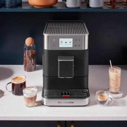 KitchenAid KF7 Πλήρως Αυτόματη Μηχανή Espresso με Οθόνη Αφής και 20+ Συνταγές 5KES8557BBK Cast Iron Black
