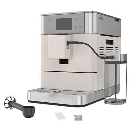 KitchenAid KF7 Πλήρως Αυτόματη Μηχανή Espresso με Δοχείο Γάλακτος, Δοχείο Κόκκων, 7 Ρυθμίσεις και Πάνω από 20 Επιλογές Συνταγών 5KES8557BPL Porcelain White