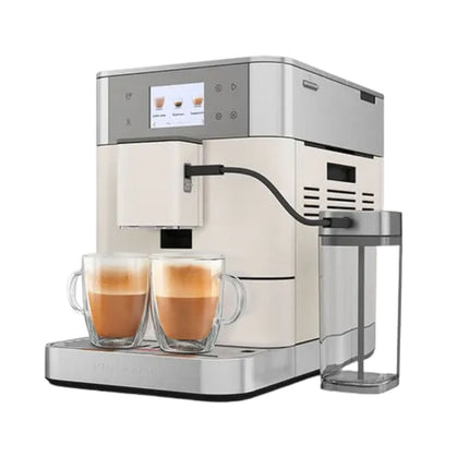 KitchenAid KF7 Πλήρως Αυτόματη Μηχανή Espresso με Δοχείο Γάλακτος, Δοχείο Κόκκων, 7 Ρυθμίσεις και Πάνω από 20 Επιλογές Συνταγών 5KES8557BPL Porcelain White
