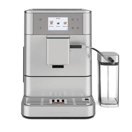 KitchenAid KF7 Πλήρως Αυτόματη Μηχανή Espresso με Δοχείο Γάλακτος, Οθόνη Αφής, 7 Ρυθμίσεις Άλεσης και 20+ Συνταγές 5KES8557BSX Inox