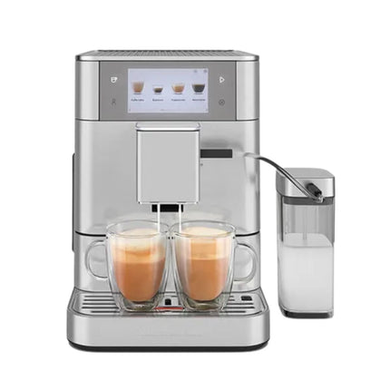 KitchenAid KF8 Πλήρως Αυτόματη Μηχανή Espresso με Δοχείο Γάλακτος, 40 Επιλογές Συνταγών και 7 Ρυθμίσεις Άλεσης 5KES8558BSX Inox