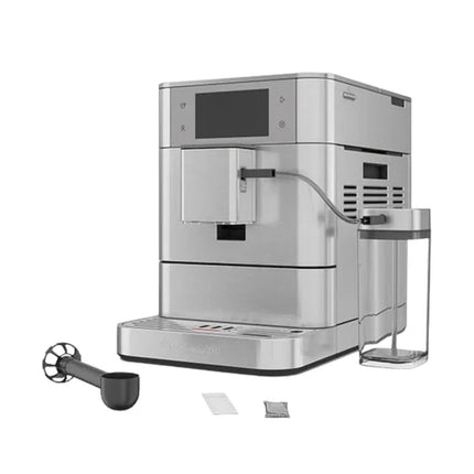 KitchenAid KF8 Πλήρως Αυτόματη Μηχανή Espresso με Δοχείο Γάλακτος, 40 Επιλογές Συνταγών και 7 Ρυθμίσεις Άλεσης 5KES8558BSX Inox