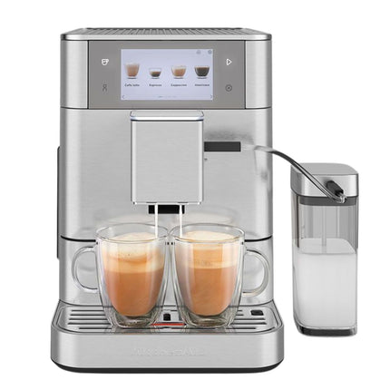 KitchenAid KF8 Πλήρως Αυτόματη Μηχανή Espresso με Δοχείο Γάλακτος, Οθόνη Αφής, 7 Ρυθμίσεις Άλεσης και 40+ Συνταγές 5KES8558BSX Inox