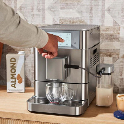 KitchenAid KF8 Πλήρως Αυτόματη Μηχανή Espresso με Δοχείο Γάλακτος, Οθόνη Αφής, 7 Ρυθμίσεις Άλεσης και 40+ Συνταγές 5KES8558BSX Inox
