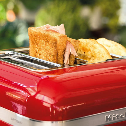KitchenAid Artisan Φρυγανιέρα 2500W 4 Θέσεων με Αυτόματη Ανύψωση και 2 Ανεξάρτητους Ελέγχους 5KMT4205BCA Candy Apple