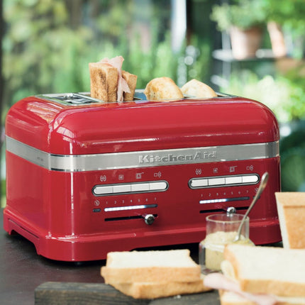 KitchenAid Artisan Φρυγανιέρα 2500W 4 Θέσεων με Αυτόματη Ανύψωση και 2 Ανεξάρτητους Ελέγχους 5KMT4205BCA Candy Apple
