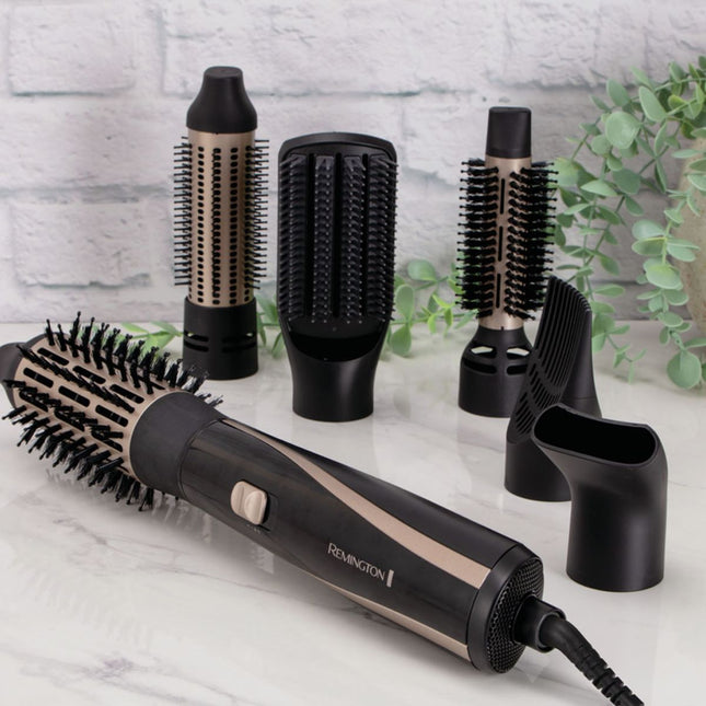 Remington Blow Dry & Style Βούρτσα Αέρος 1200W με Ιονική Περιποίηση και 6 Εξαρτήματα για Όγκο, Μπούκλες και Λείο Αποτέλεσμα AS7700