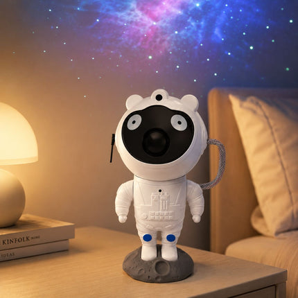 Παιδικό Φωτιστικό Projector Προβολέας Αστροναύτης Starry Nebula Γαλαξία με Εναλλαγή Χρωμάτων, 360° Περιστροφή & Τηλεχειριστήριο 3+ Ετών