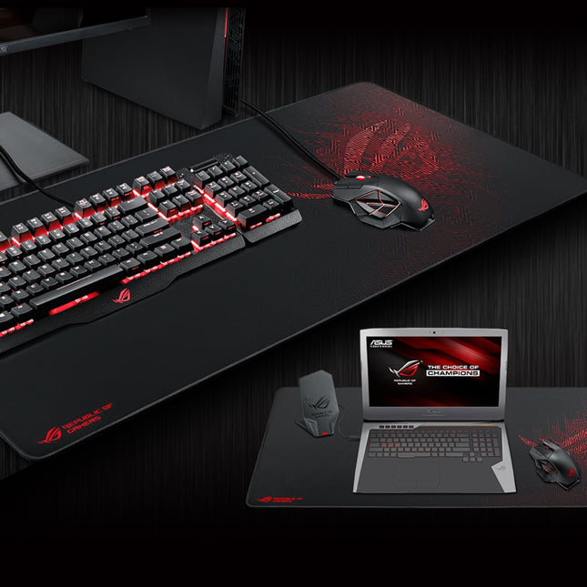 ASUS ROG Sheath XL Gaming Mouse Pad 900x440x3mm με Anti-Fray Ραφή & Non-Slip Βάση