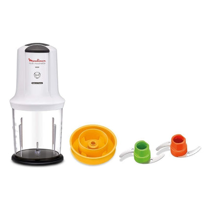 MOULINEX Multi Moulinette 6σε1 Πολυκόφτης 500W με Χωρητικότητα 0.5L, 4 Λεπίδες Κοφτερές/ Οδοντωτές & 2 Ταχύτητες AT723110