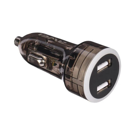 AWEI Φορτιστής Αυτοκινήτου Διπλής Θύρας USB-C & USB-A, PD30W + QC3.0, Αλουμινένια Κατασκευή, Μαύρο C-833