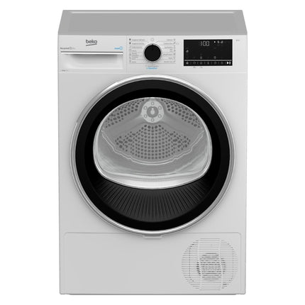Beko Στεγνωτήριο Ρούχων 10kg με Αντλία Θερμότητας A++ και ProSmart Inverter Motor B3T60230 Λευκό