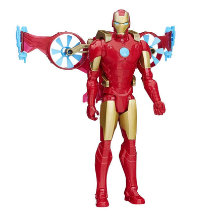 Marvel Avengers Iron Man με Ιπτάμενο Σακίδιο Φιγούρα Titan Hero Series B6156 4+ Ετών
