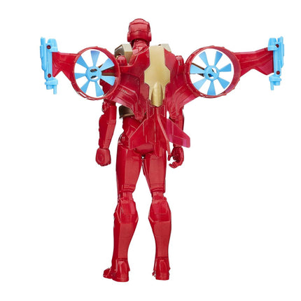 Marvel Avengers Iron Man με Ιπτάμενο Σακίδιο Φιγούρα Titan Hero Series B6156 4+ Ετών