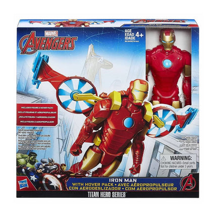 Marvel Avengers Iron Man με Ιπτάμενο Σακίδιο Φιγούρα Titan Hero Series B6156 4+ Ετών