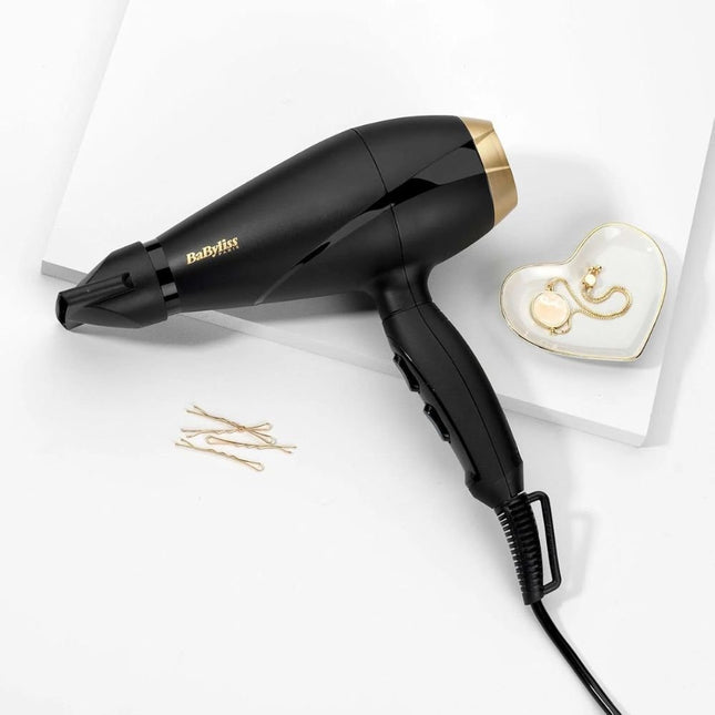 BaByliss Power Pro Πιστολάκι Μαλλιών 2000W 100 km/h με Ισχυρό AC Μοτέρ Στενό Στόμιο & Κουμπί Κρύου Αέρα 6704E