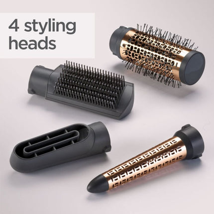 BaByliss Air Style Πολυλειτουργική Ιονική Βούρτσα Μαλλιών 1000W με 4 Εξαρτήματα για Όγκο, Μπούκλες & Λείανση AS136E