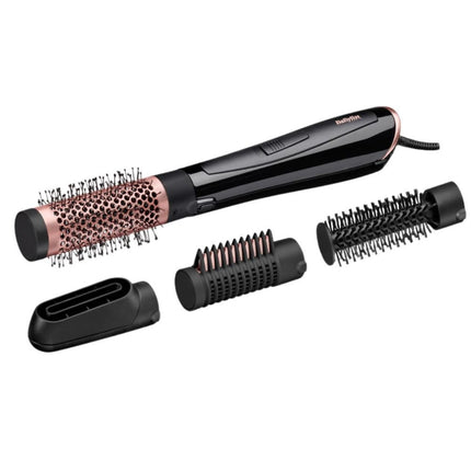 BaByliss Perfect Finish Πολυλειτουργική Βούρτσα Μαλλιών 1000W με 3 Εξαρτήματα για Όγκο, Λείανση & Styling, Ιονική Τεχνολογία κατά του Φριζαρίσματος AS126E