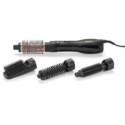 BaByliss Smooth Finish Βούρτσα Μαλλιών Θερμού Αέρα 1200W με 4 Εξαρτήματα & Ιονική Τεχνολογία, Όγκος, Λείανση & Styling για Όλα τα Μήκη Μαλλιών AS122E