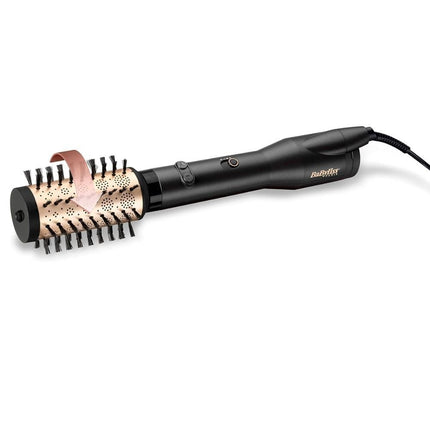 BaByliss Big Hair Lustre 4σε1 Περιστρεφόμενη Θερμαινόμενη Βούρτσα Μαλλιών 650W με Τεχνολογία Ιονισμού, Χρυσή AS970E