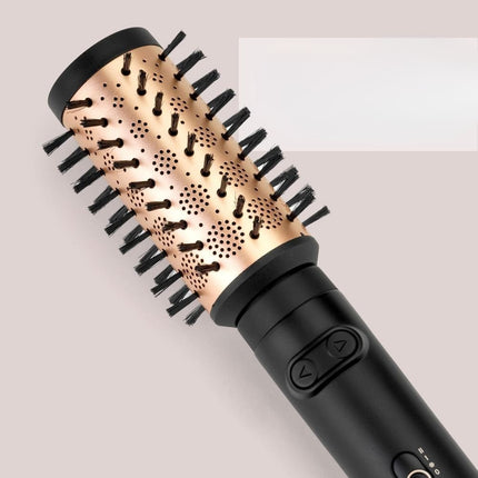 BaByliss Big Hair Lustre 4σε1 Περιστρεφόμενη Θερμαινόμενη Βούρτσα Μαλλιών 650W με Τεχνολογία Ιονισμού, Χρυσή AS970E